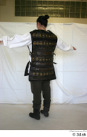  Photos Medieval Brown Vest on white shirt 1 Medieval Clothing brown vest t poses whole body 0002.jpg